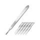 Dermaplaning Kit - No.14 Sterile Blade and Reusable Handle